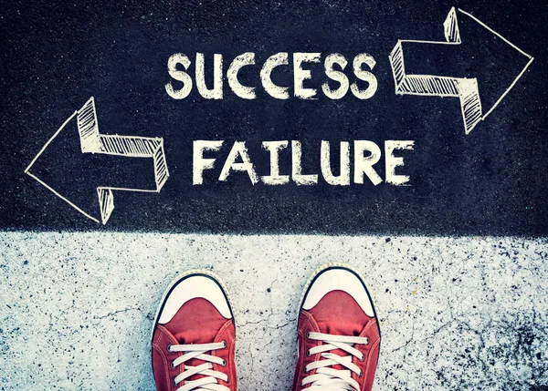 Failure and success — Stock Photo, Image