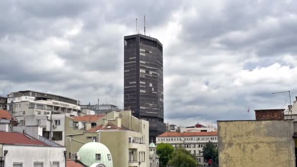 Acque tempestose a Belgrado — Video Stock