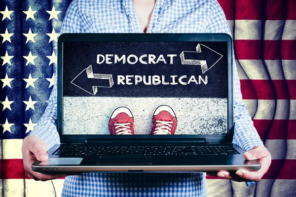 Démocrate ou républicain — Photo