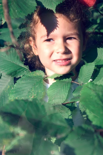 小さな少女の肖像画 — ストック写真