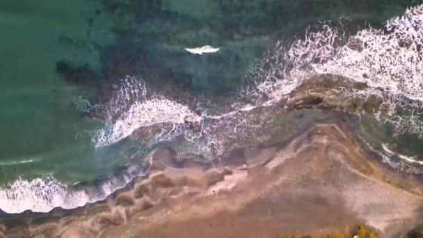 Beautiful Aerial View Beach — Stock Video