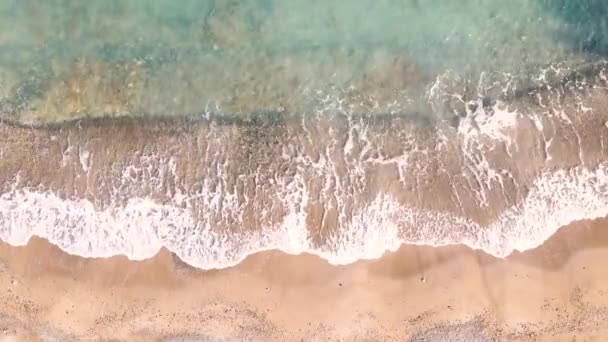 Vista Della Bellissima Spiaggia Dall Alto — Video Stock