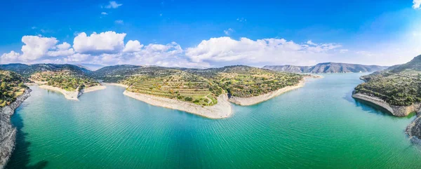 Gyönyörű Tengerparti Panoráma Ciprus — Stock Fotó