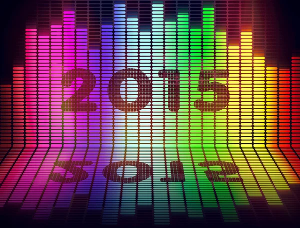 2015 música equalizar — Fotografia de Stock