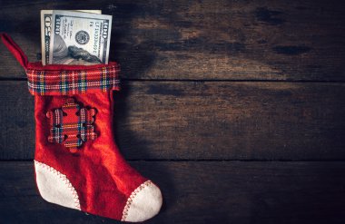 Bir Noel çorap dolar