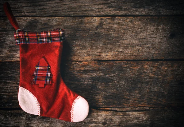 Prázdné vánoční ponožka — Stock fotografie