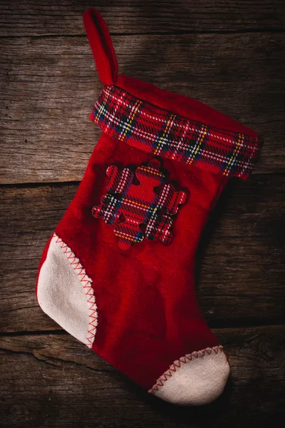 Пустой рождественский носок — стоковое фото
