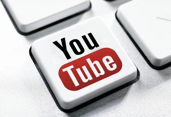 Logotipo più popolare di YouTube — Foto Stock