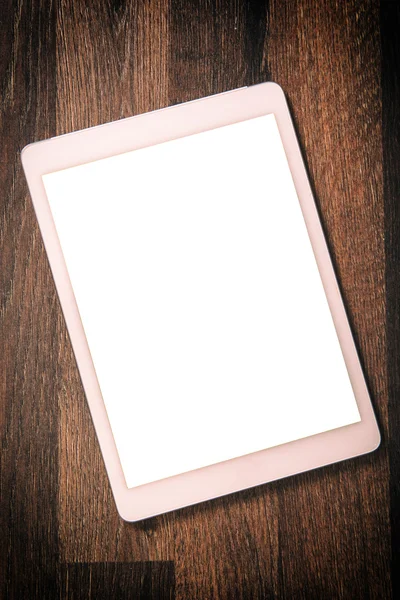 Prázdná obrazovka tablet — Stock fotografie