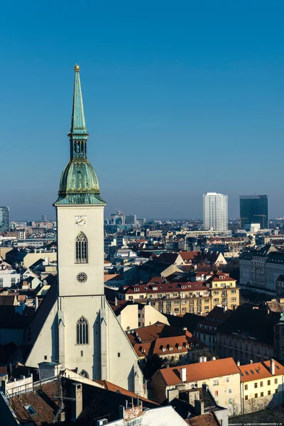 Utsikt over Bratislava – stockfoto