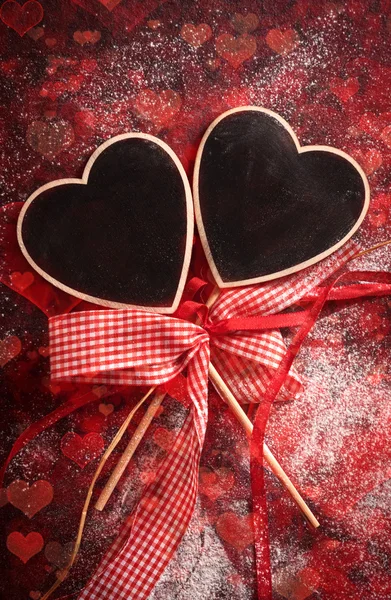 Decoración de amor en la mesa — Foto de Stock