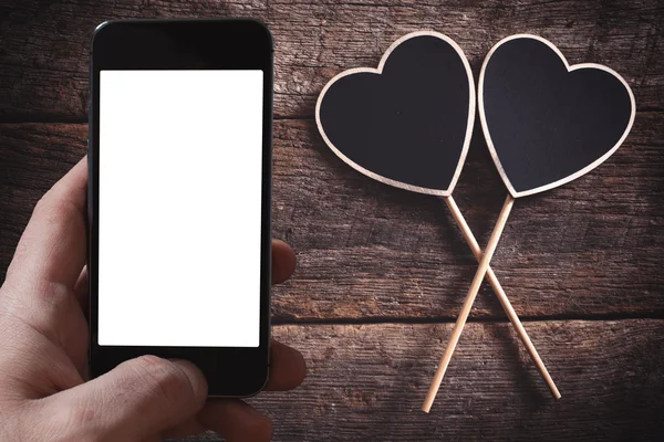 Forma de corazón de pareja — Foto de Stock