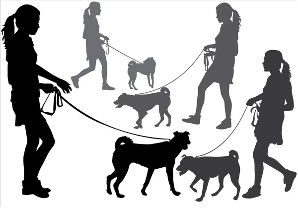 Köpekli kız. 