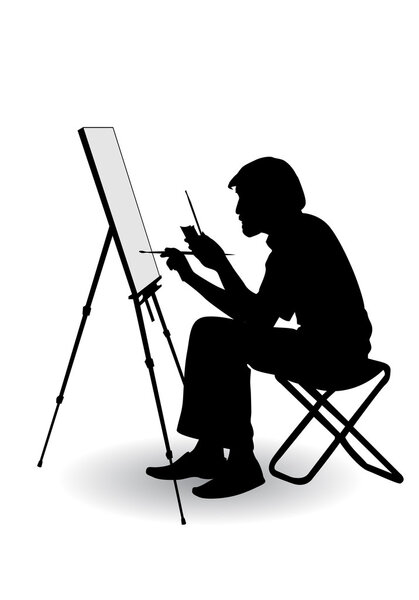 художник рисует
 