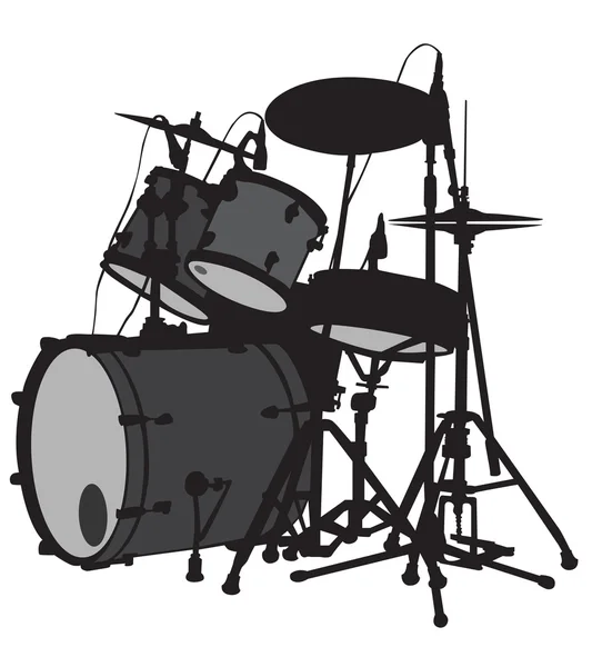 Drum Set — Stock Vector