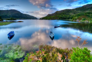 Lake in Ireland clipart