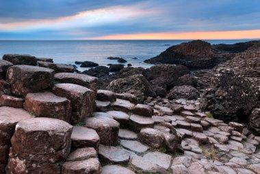 Giants Causeway Scenic View clipart