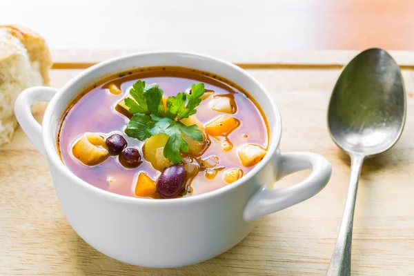 Polévka Minestrone — Stock fotografie