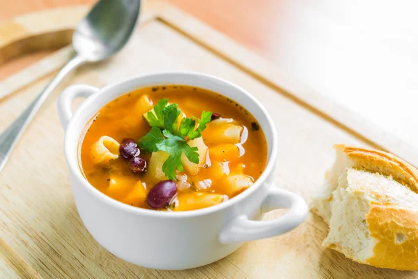 Polévka Minestrone — Stock fotografie