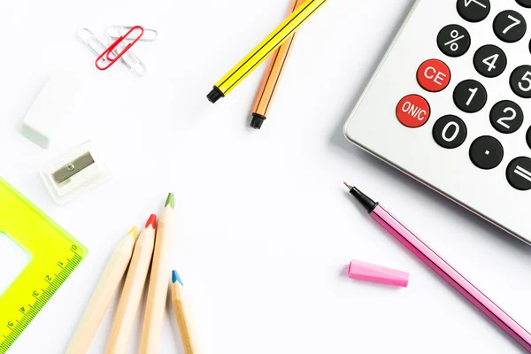 School and Office Stationery — Stock Photo, Image
