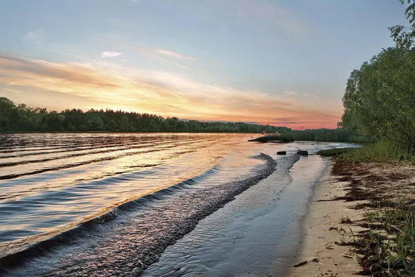 Onde sul Dnipro (fiume Desenka ) — Foto Stock