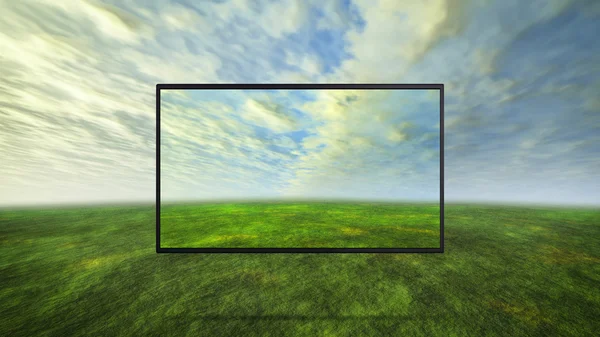 Kleurrijke wilde concept van tv achtergrond — Stockfoto