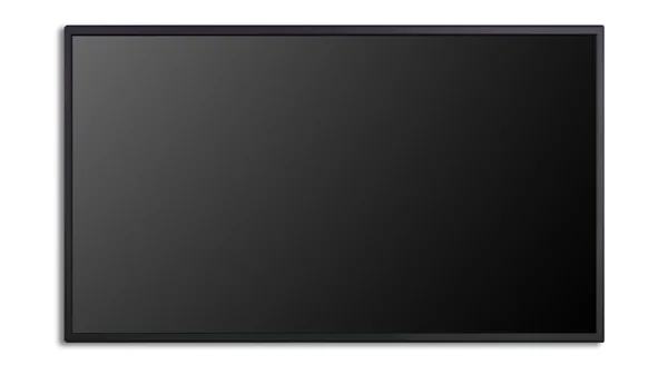 Большой дисплей с черным экраном — стоковое фото