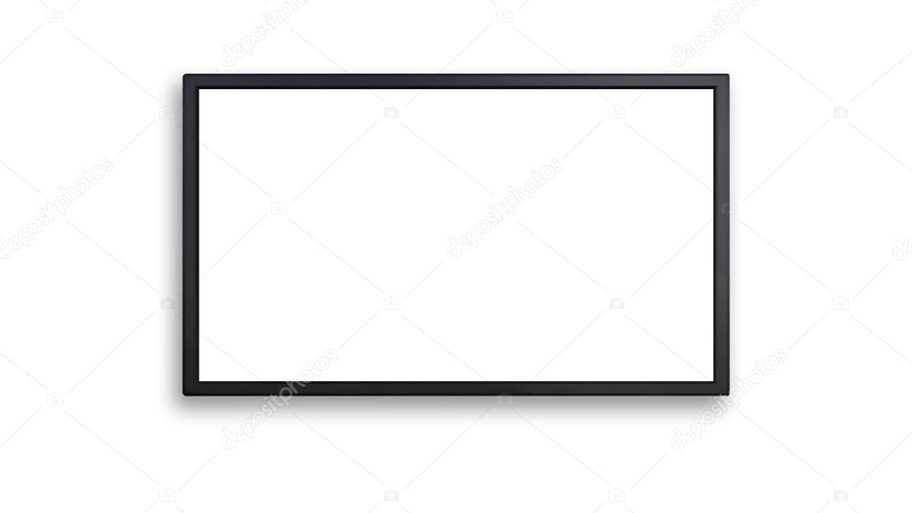 blank of led display with white screen