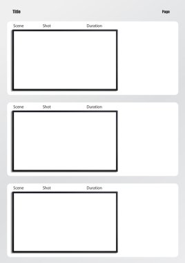 HDTV film şeridi Model 3 çerçeve