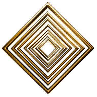soyut rhombus altın desen