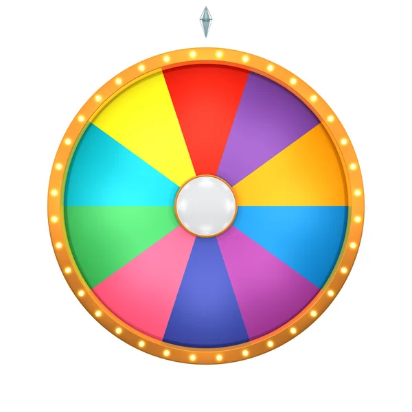 Lucky spin 10 area color — Stock Photo, Image