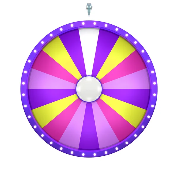 Lucky spin 18 area purple — Stock Photo, Image