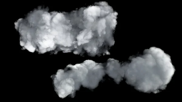 Dos nubes textura render —  Fotos de Stock