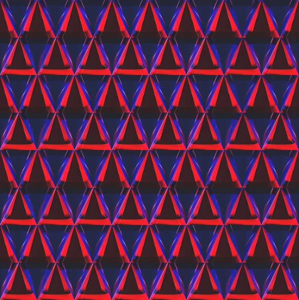 3d crystal cone pattern