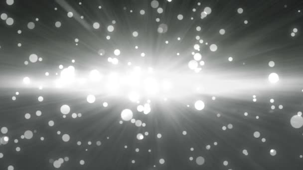 Bokeh fond lumineux mouvement vers l'avant 