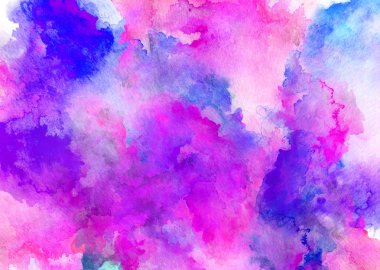 ink puprle watercolor full background clipart