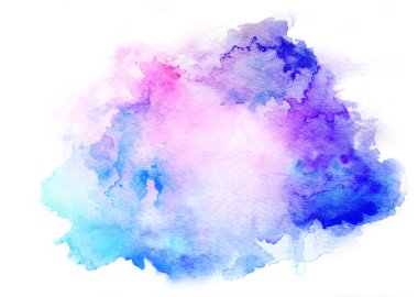 ink blue watercolor background clipart