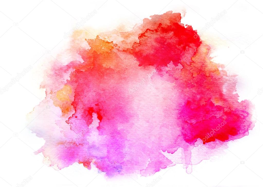 ink pink watercolor background