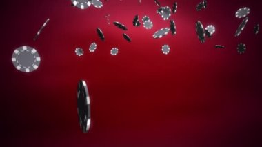 Gümüş Casino renk fiş kırmızı bırakarak