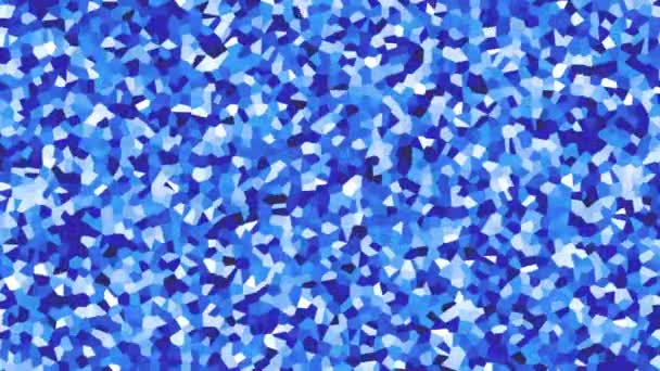 Szabálytalan alakú mintázat háttér kék Hd — Stock videók