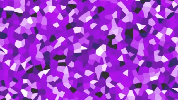 Large irregular shape pattern background purple — Stock Video