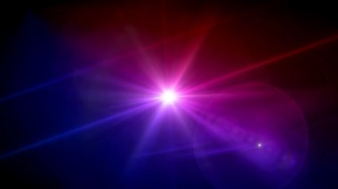 pembe ve mor renk yıldız mercek parlaması