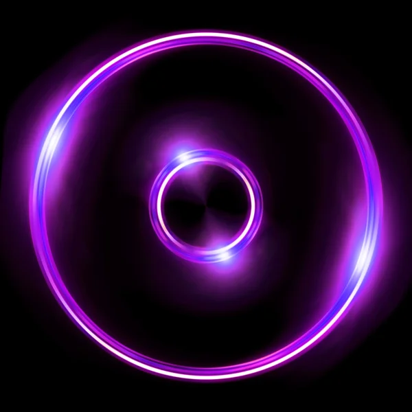 Purple lens ring flares double circle — Stock fotografie