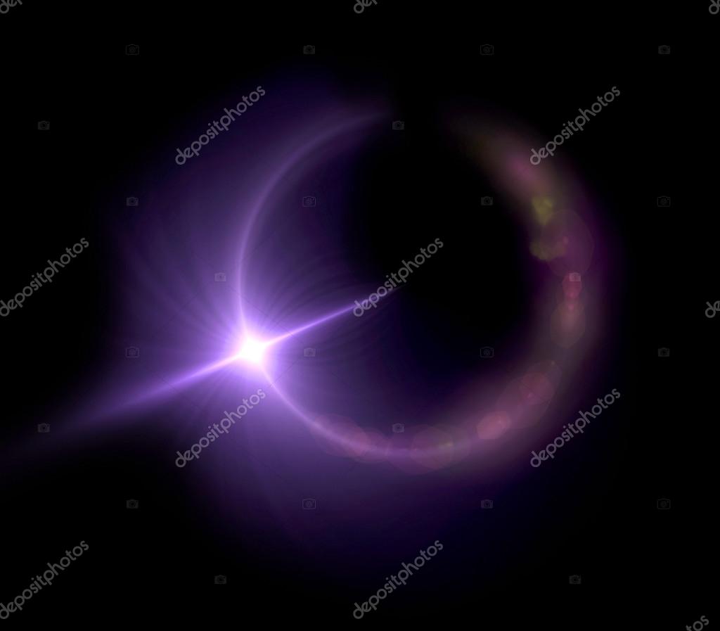Purple half ring light expose Stock Photo by ©realcg 75771367