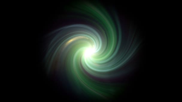 Twirl flare verde isolado HD — Vídeo de Stock