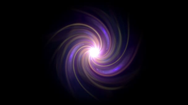 Twirl of flare expor brilho roxo isolado HD — Vídeo de Stock