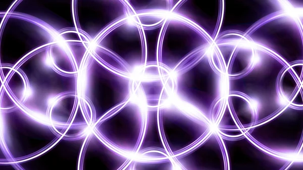 Ring flare cross pattern purple — Stock Photo, Image