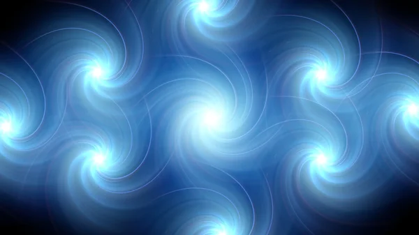 Twirl flare padrão azul — Fotografia de Stock