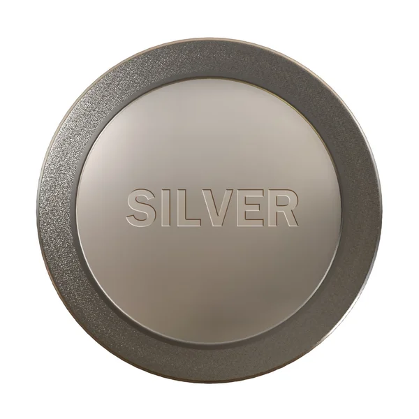 Prizes silver coin — Stock Photo, Image