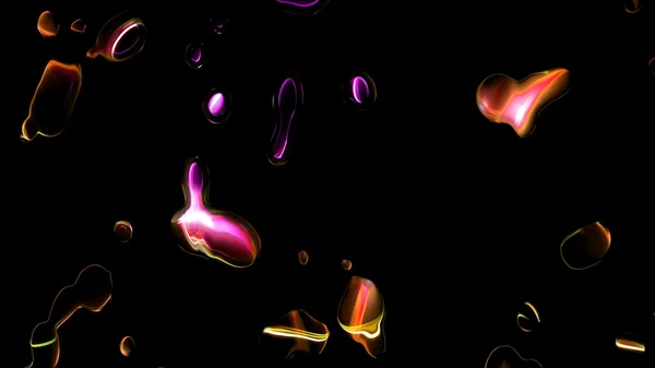 液体の流れ色ミックス レッド — ストック写真